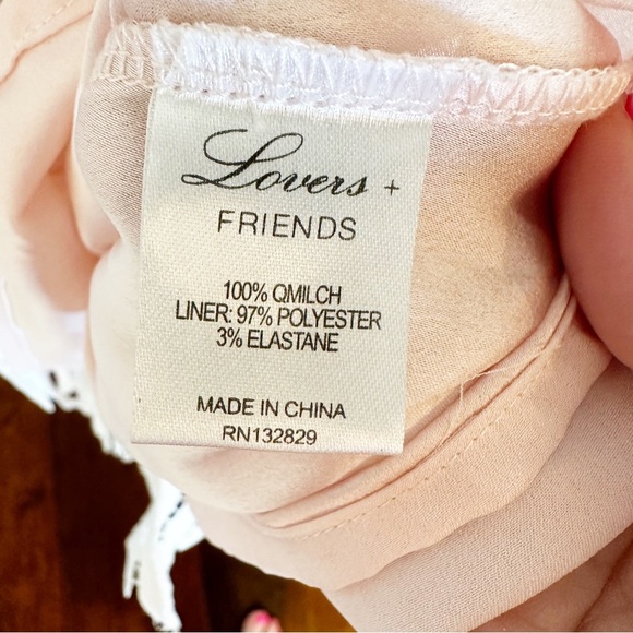 Revolve Lovers + Friends Caspian Crochet Lace Women’s Tank Mini Dress Cocktail S - Picture 11 of 12